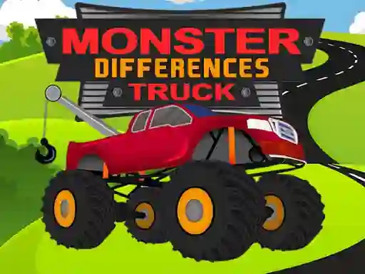 Jwèt Monster Truck Differences sou entènèt