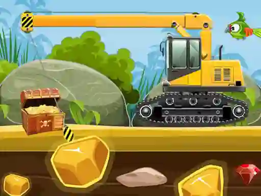 Jwèt Gold Truck Crane sou entènèt