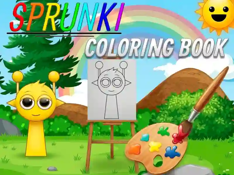 Jwèt Sprunki Coloring Book sou entènèt