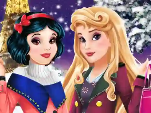 Jwèt Aurora and Snow White Winter Fashion sou entènèt