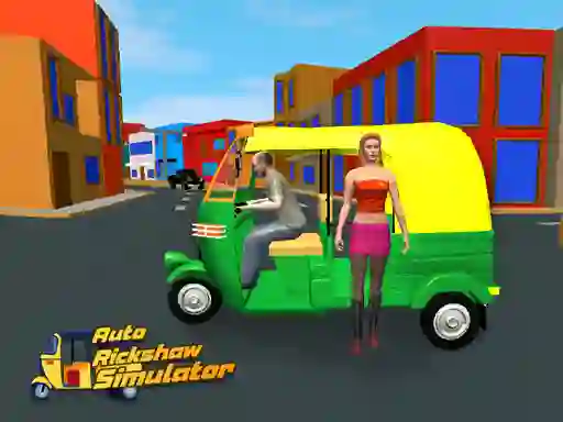 Jwèt Auto Rickshaw Simulator sou entènèt
