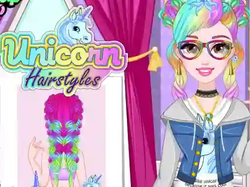 Jwèt Unicorn Hairstyles sou entènèt
