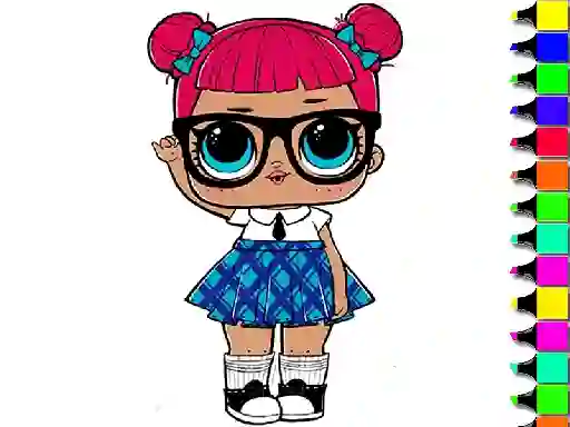 Jwèt Easy Kids Coloring Lol sou entènèt