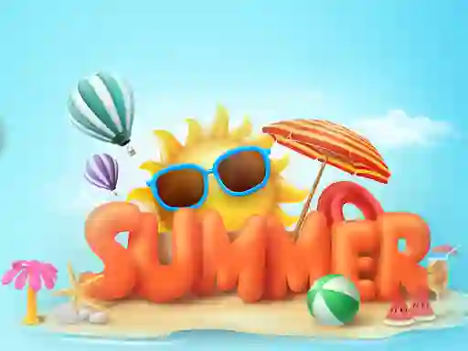 Jwèt Happy summer jigsaw puzzle sou entènèt