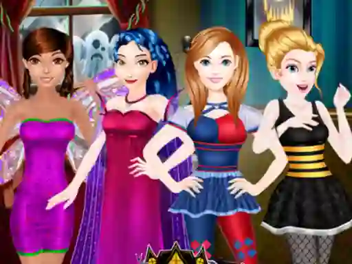 Jwèt Royal Halloween Party Dress Up sou entènèt