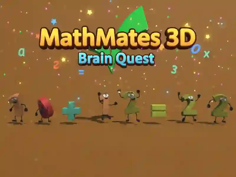 Jwèt MathMates 3D: Brain Quest sou entènèt