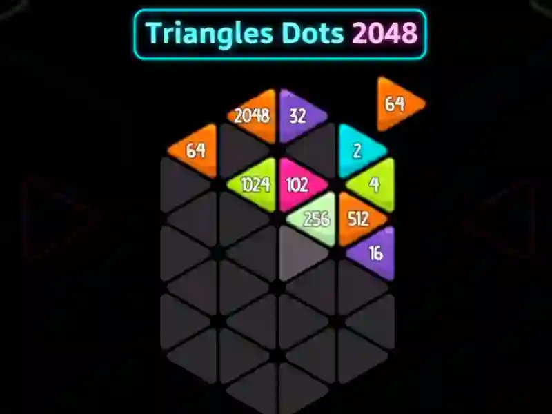 Jwèt Triangles Dots 2048 sou entènèt