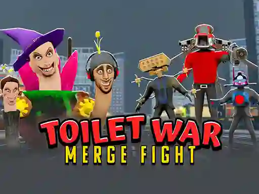 Jwèt Toilet War: Merge Skibidi sou entènèt