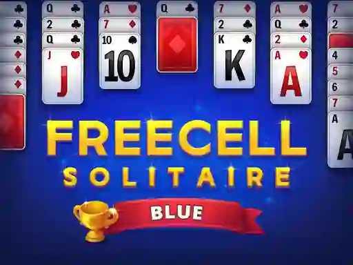 Jwèt Freecell Solitaire Blue sou entènèt
