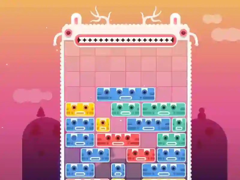 Jwèt Blocky Rush sou entènèt