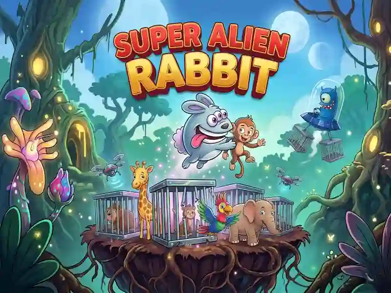 Jwèt Super Alien Rabbit sou entènèt