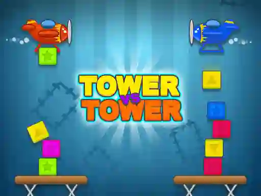Jwèt Tower vs Tower sou entènèt