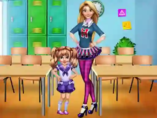 Jwèt First Day Of School Preps sou entènèt