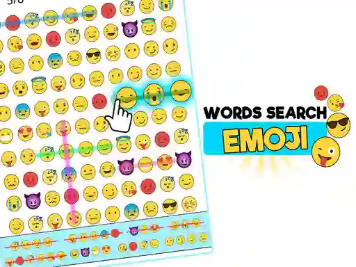 Jwèt Word Search Emoji Edition sou entènèt
