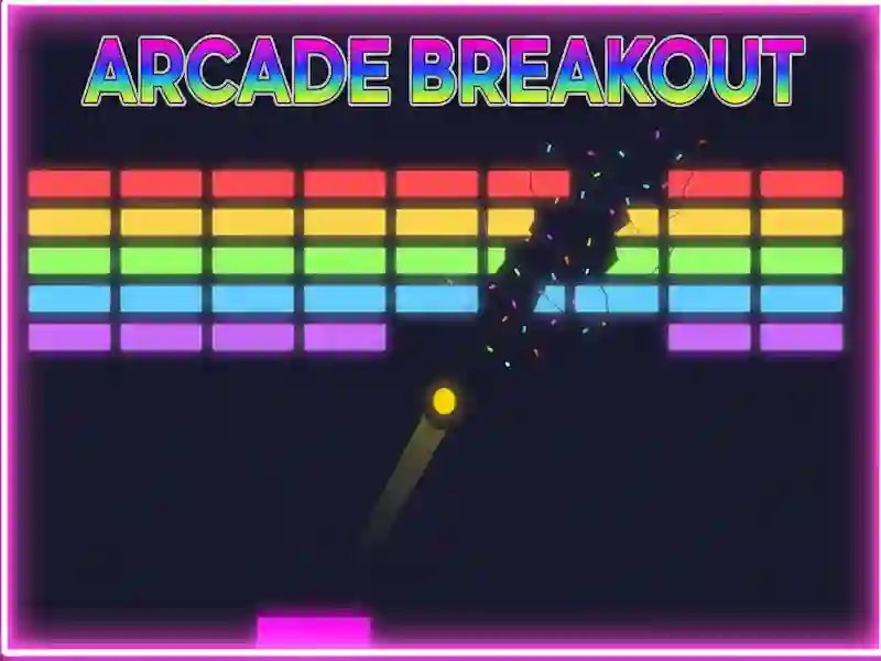 Jwèt Arcade Breakout sou entènèt