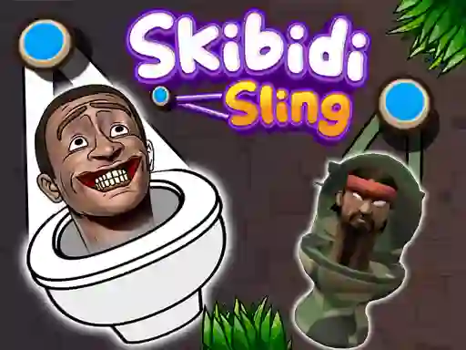 Jwèt Skibidi Sling sou entènèt