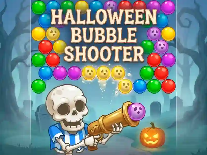 Jwèt Halloween Bubble Shooter sou entènèt