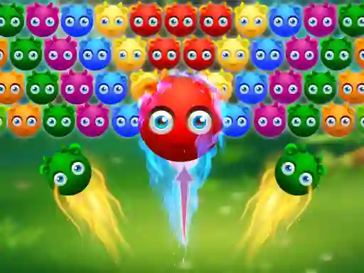Jwèt Cute Monster Bubble Shooter sou entènèt