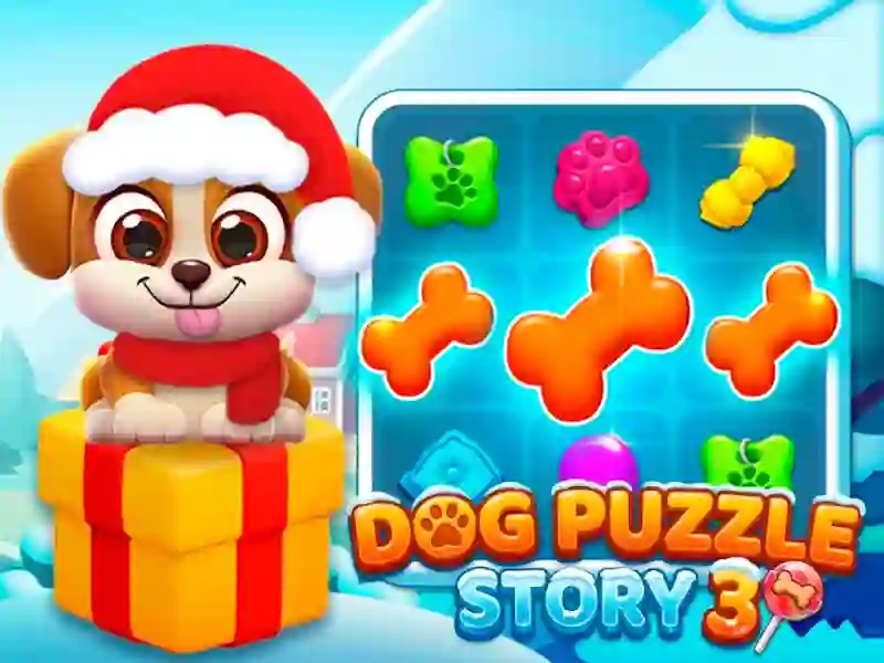 Jwèt Dog Puzzle Story 3 sou entènèt