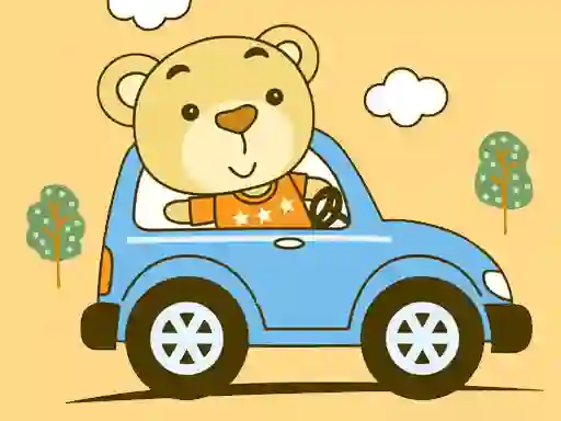 Jwèt Cute Animal Ride Match 3 sou entènèt