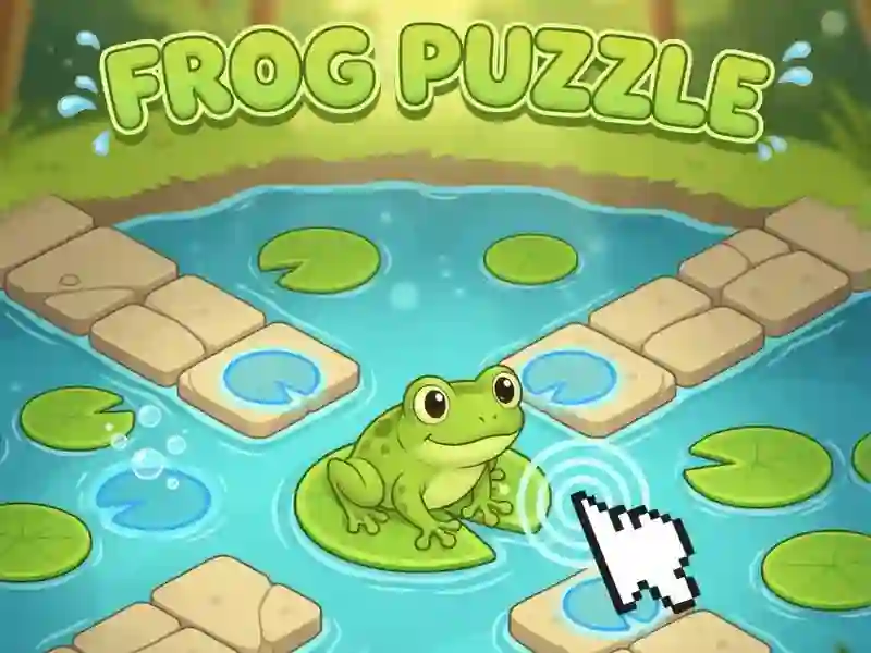 Jwèt Frog Puzzle sou entènèt