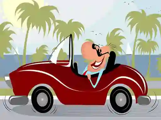 Jwèt Convertible Cars Jigsaw sou entènèt