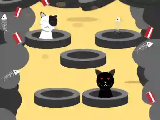 Jwèt Catch Cats sou entènèt
