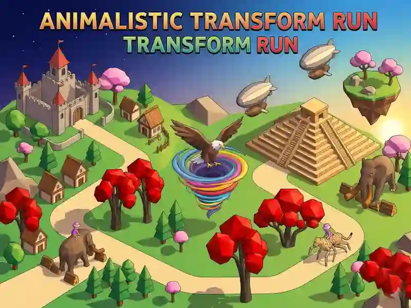 Jwèt Animalistic Transform Run sou entènèt