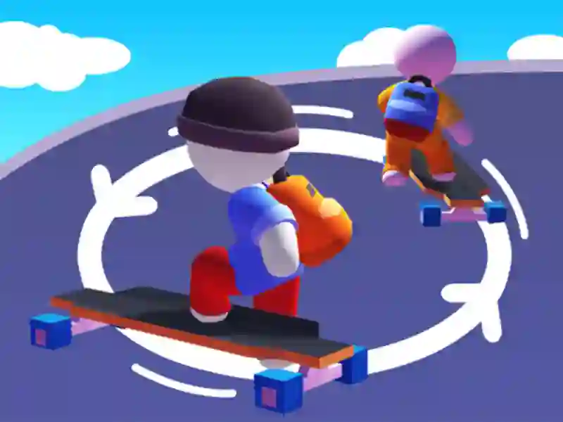 Jwèt Flip Skater Rush 3D sou entènèt