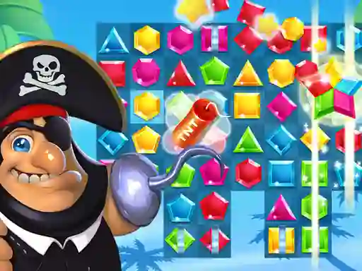 Jwèt Pirates Match The Lost Treasure sou entènèt