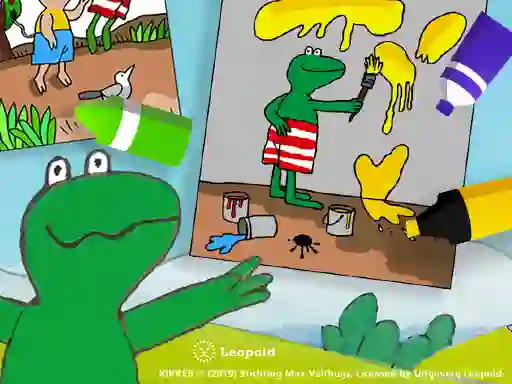 Jwèt Coloring Kikker sou entènèt