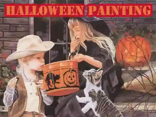 Jwèt Halloween Painting sou entènèt