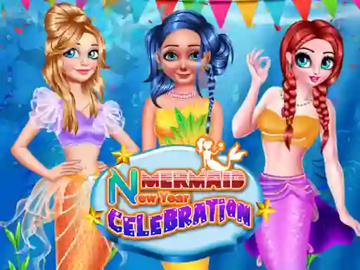 Jwèt Mermaid New Year Celebration sou entènèt