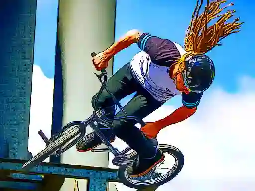 Jwèt bmx bikes jigsaw sou entènèt
