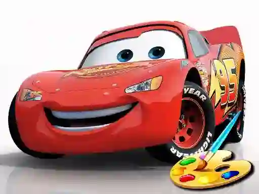 Jwèt Disney Cars Coloring Book sou entènèt