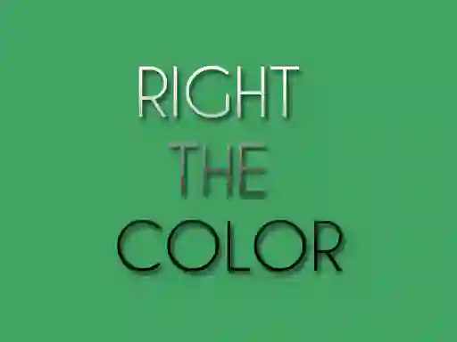 Jwèt Right the Color sou entènèt