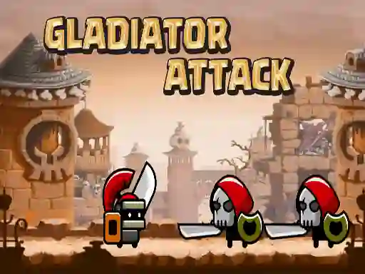 Jwèt Gladiator Attack sou entènèt