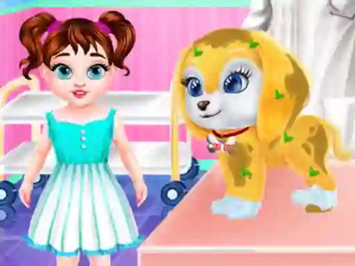 Jwèt Baby Taylor Puppy Care sou entènèt