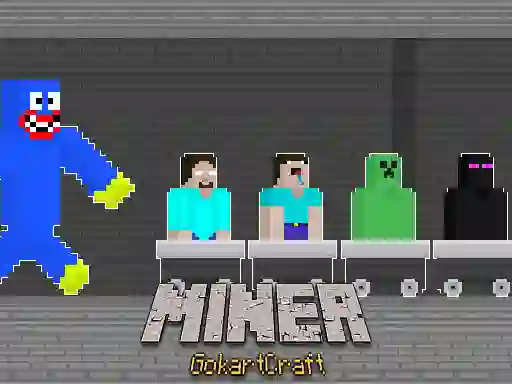 Jwèt Miner GokartCraft sou entènèt
