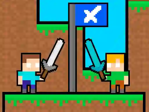 Jwèt Friends Battle Swords Drawn sou entènèt