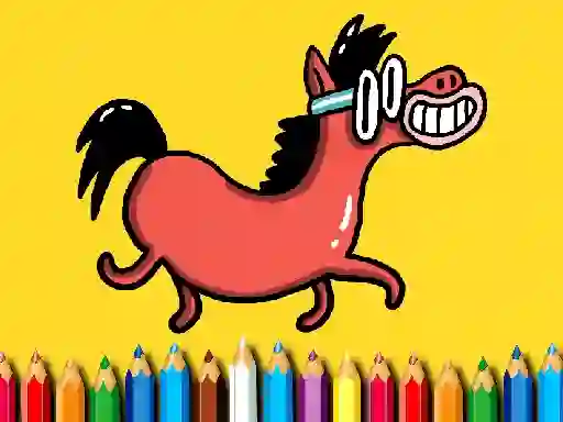 Jwèt Back To School: Pony Coloring Book sou entènèt