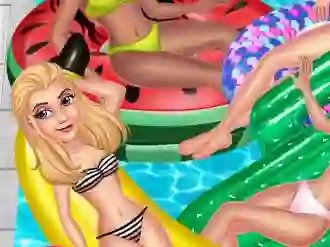 Jwèt Princess Pool Party Floats sou entènèt