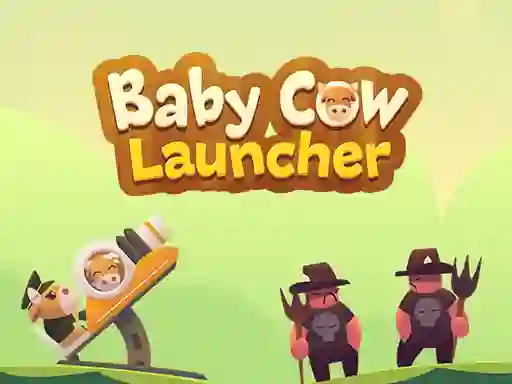 Jwèt Baby Cow Launcher sou entènèt