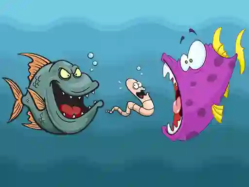 Jwèt Angry Fish Coloring sou entènèt