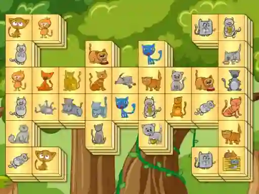Jwèt Cats mahjong sou entènèt