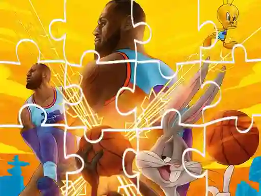 Jwèt Space Jam Jigsaw sou entènèt