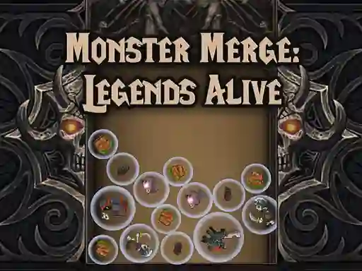 Jwèt Monster Merge Legends Alive sou entènèt