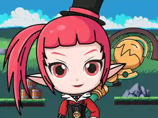 Jwèt Mage girl adventure sou entènèt