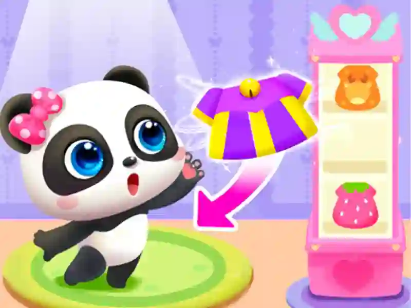 Jwèt Baby Panda Girl Caring sou entènèt