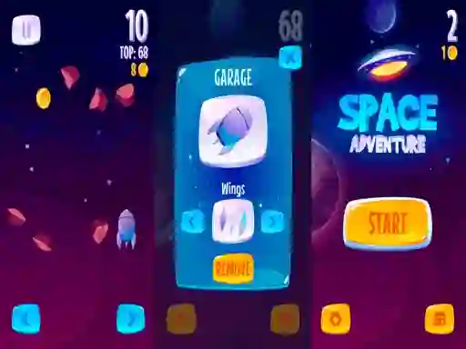 Jwèt Space Adventure sou entènèt